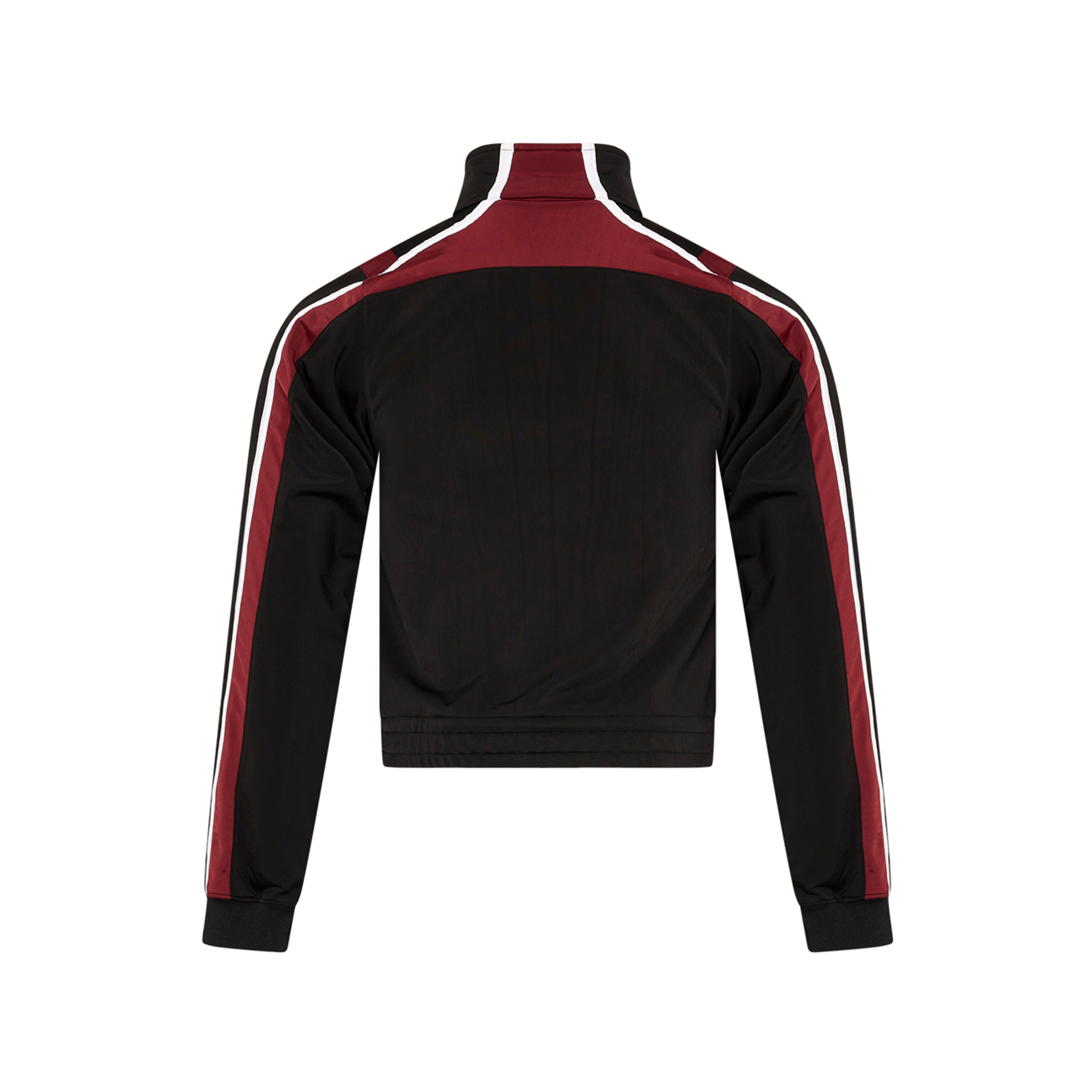Martine Rose Shrunken Track Jacket giacca Black Burgundy