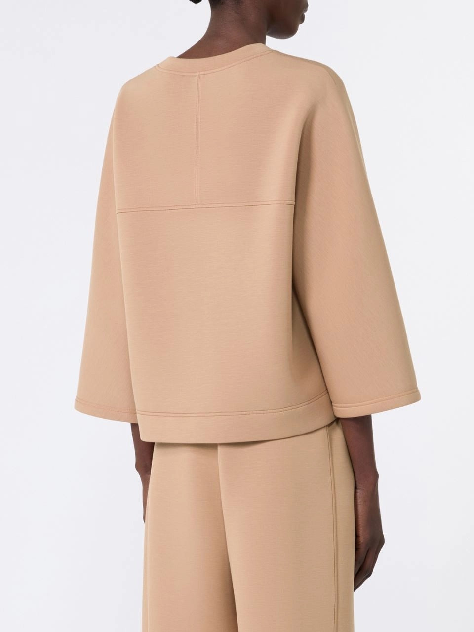 Weekend Max Mara Vasto Felpa Donna Modal Cuoio