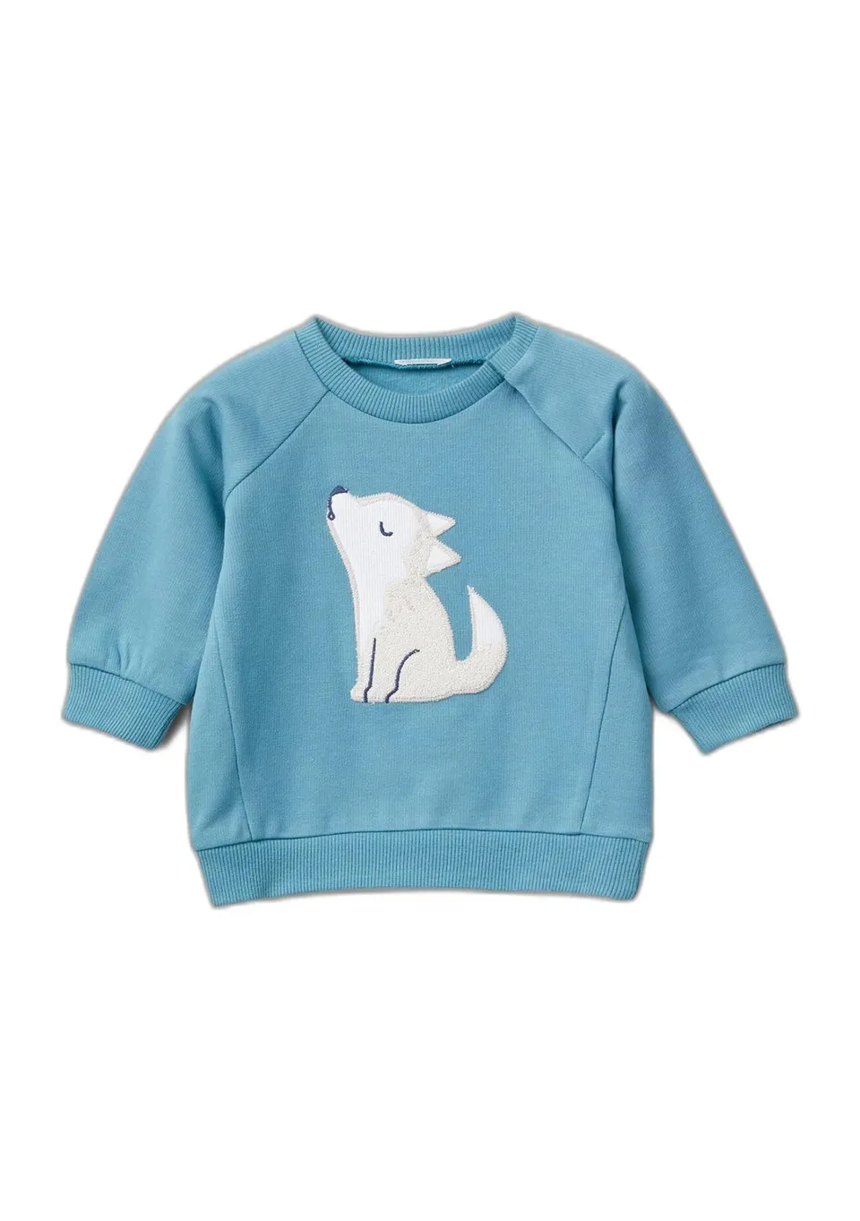 Benetton 36mja105g felpa cappuccio bimbo calda