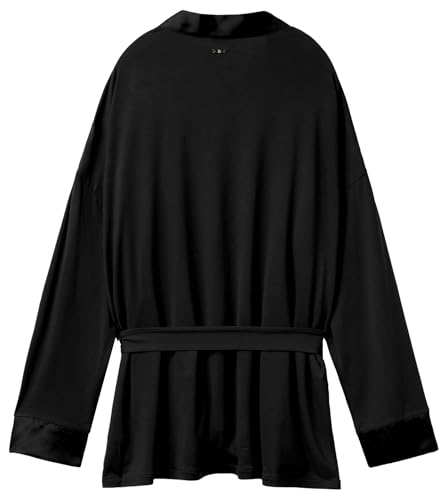 Benetton Maglia Cardigan Vestaglia Modal con Cintura