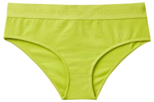 Benetton Intimo Slip Donna Fianco Alto Lime 2c7 cotone organico