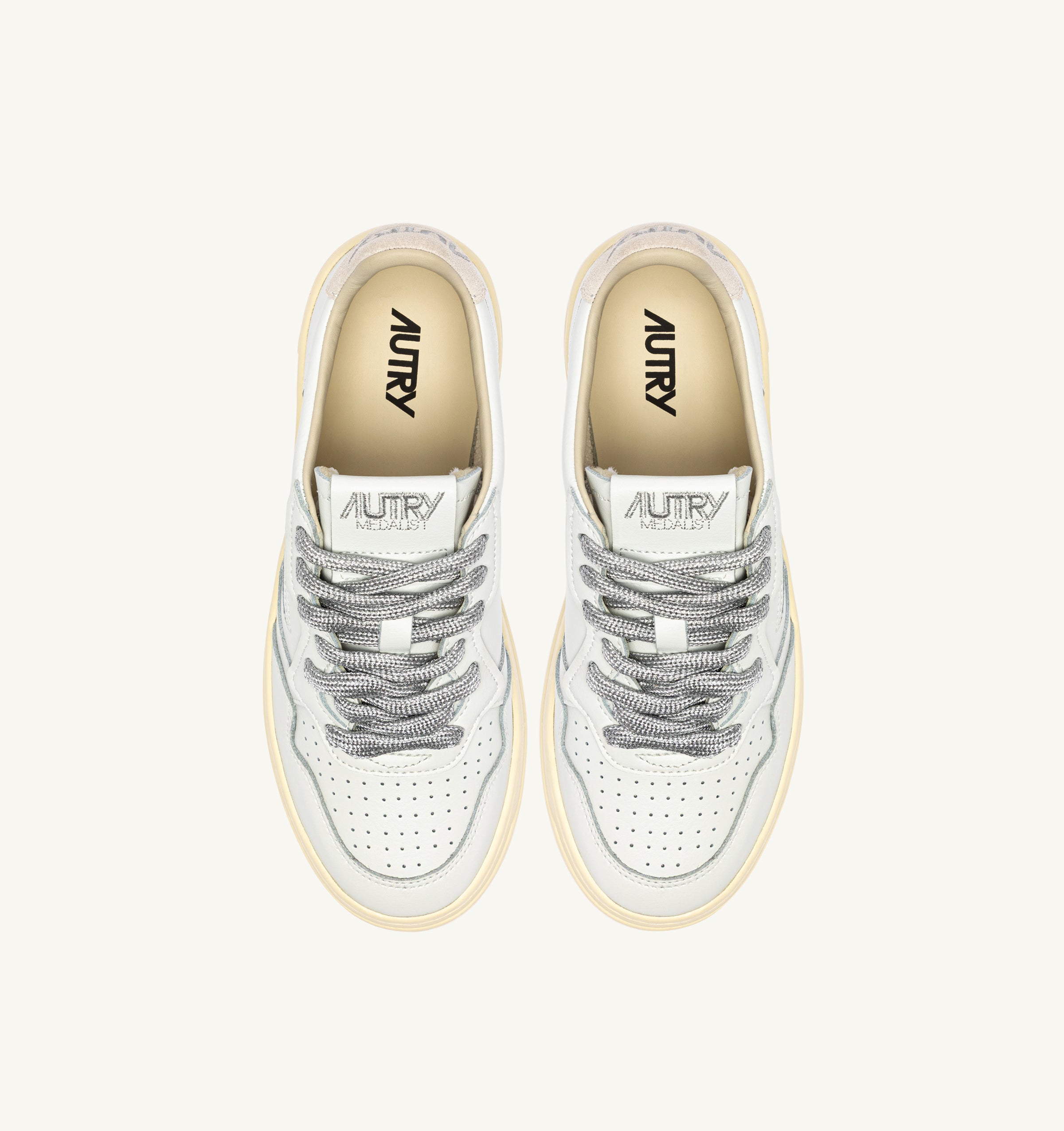 Autry Medalist Low AULW-SW03 sneakers White Silver
