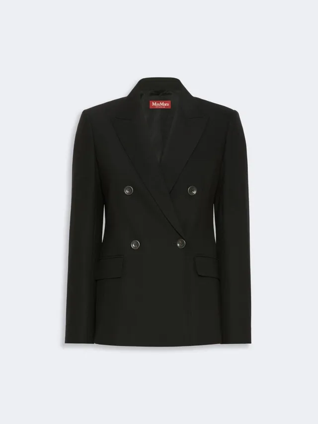 Max Mara Studio Gioiosa MSTGIOIOSA005 blazer nero lana