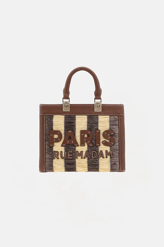 Rue Madam Tangeri 1572 Mini Tote Donna Marrone Beige