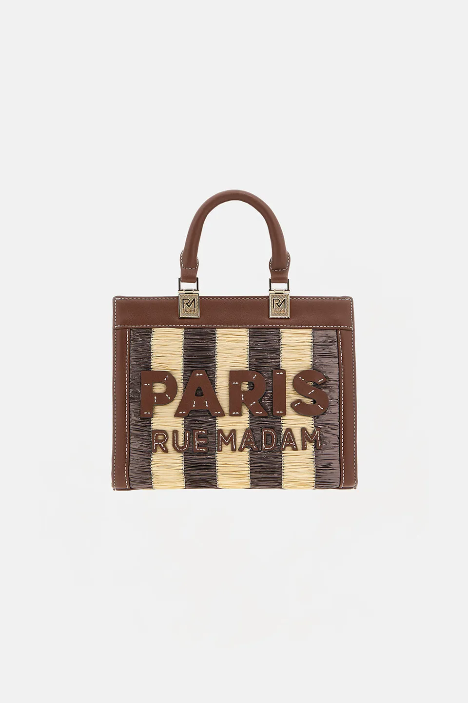 Rue Madam Tangeri 1572 Mini Tote Donna Marrone Beige