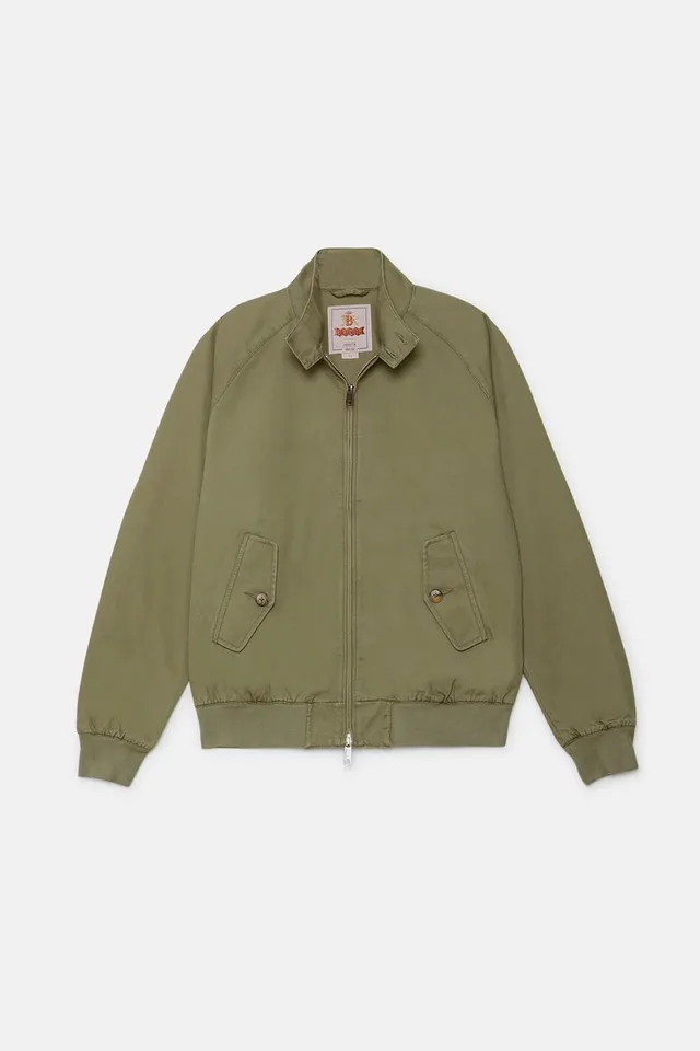 Baracuta G9 Twill BRCPS1166 Giubbino Uomo Verde Lichen Cotone