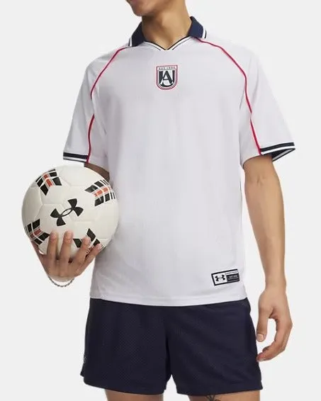 Under Armour 77-6009881 Terrace polo uomo bianco jacquard