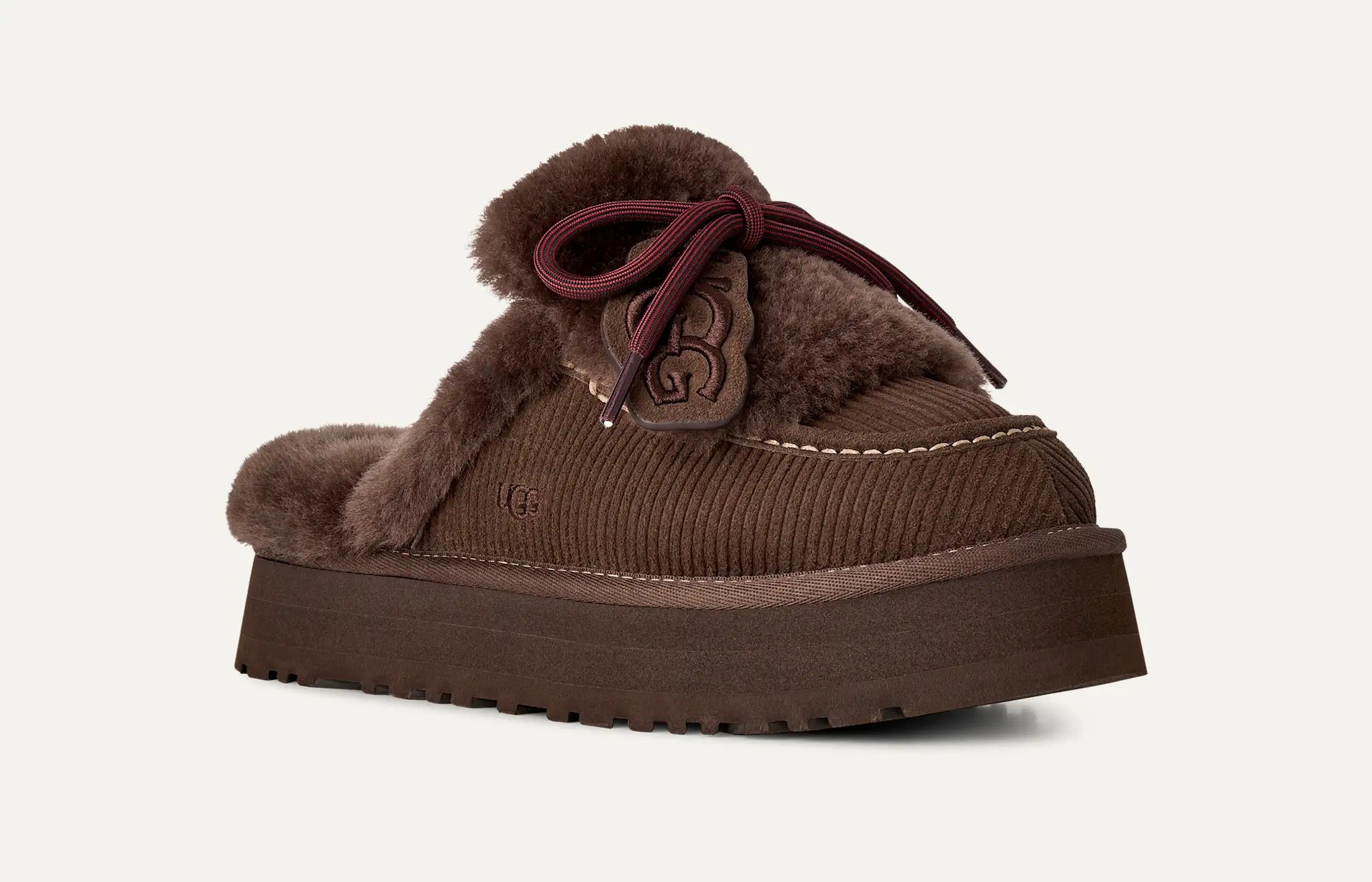 UGG Disquette Heritage 1180360 Ciabatta Donna Burnt Cedar