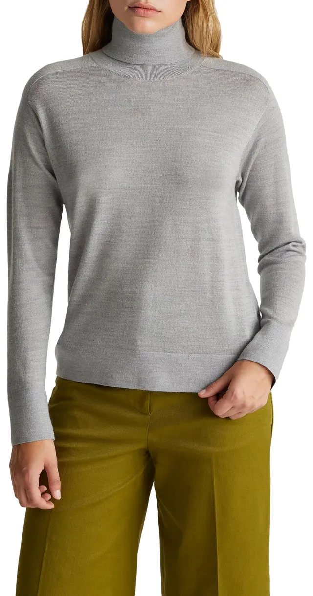 Benetton 11ahd203y dolcevita donna blu M lana merino