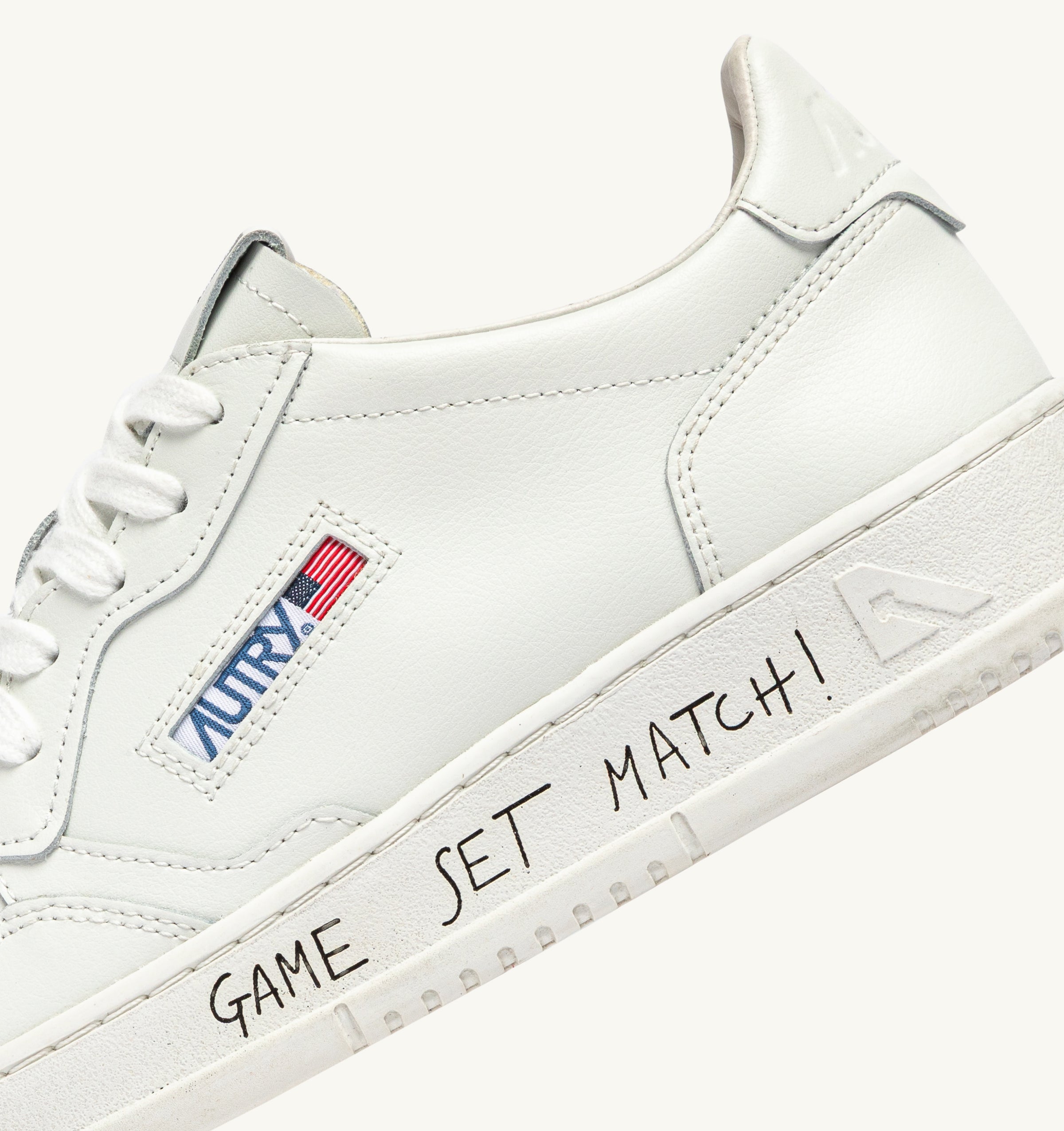Autry Medalist Low AULM-ML08 sneakers Total White pelle