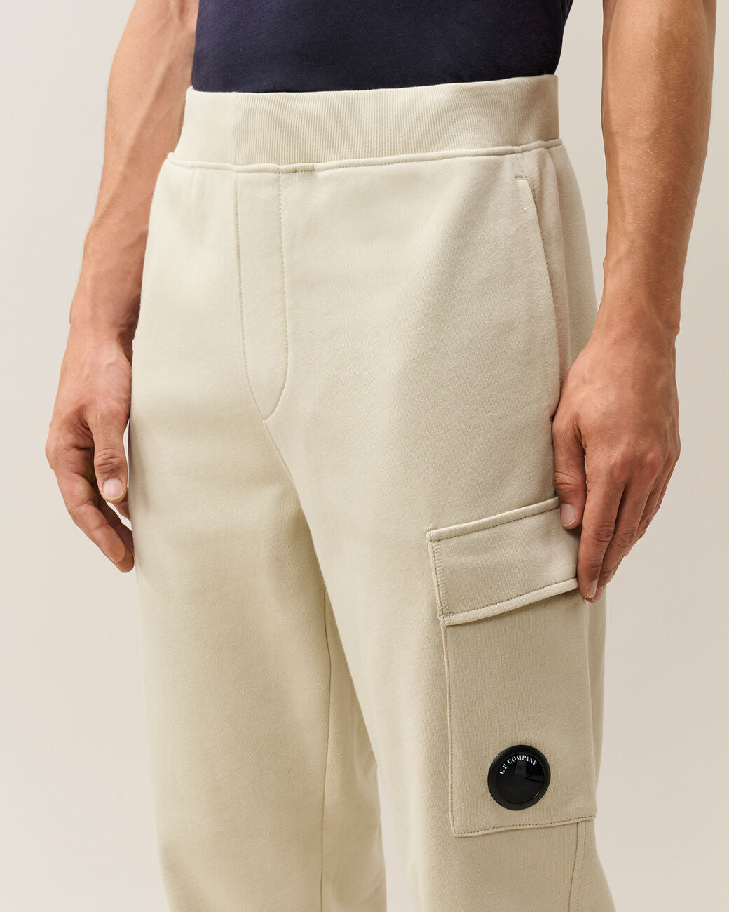 C.P. Company Diagonal 21CMSP717A Pantalone Uomo Grigio Silver