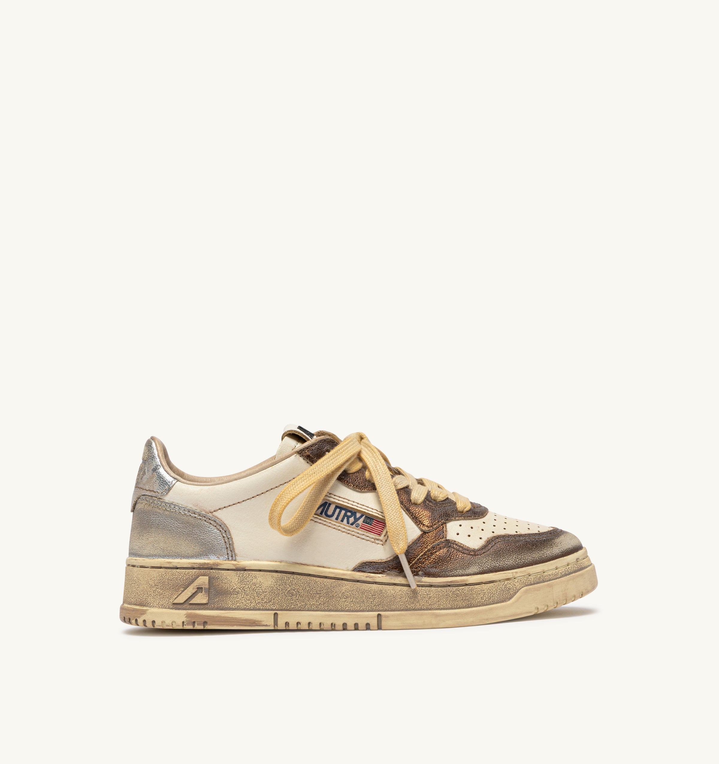 Autry Medalist AVLM-MT08 sneakers uomo chocolate silver