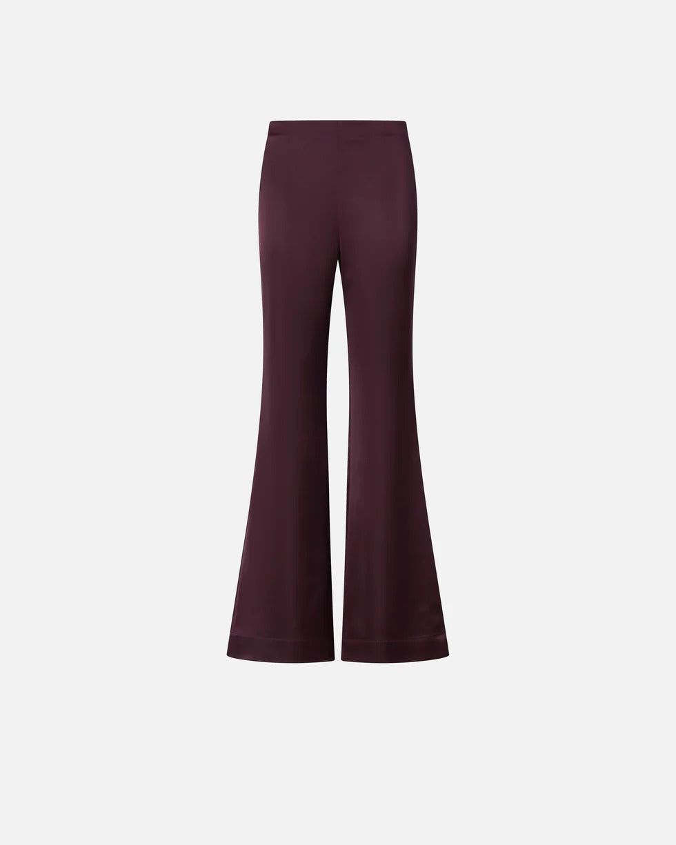 Pinko Pinolo 106434 A361 pantalone bordeaux satin