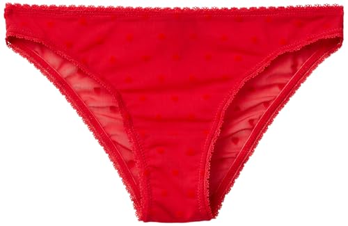 Benetton Intimo Slip Donna Nero XS in Rete Floccata