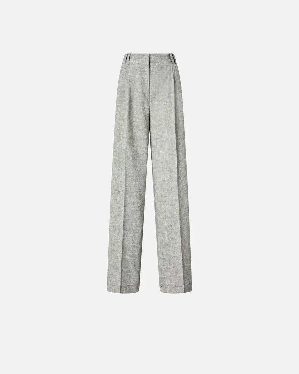Pinko Brescello 106918 A3AS pantalone nero cotone lino