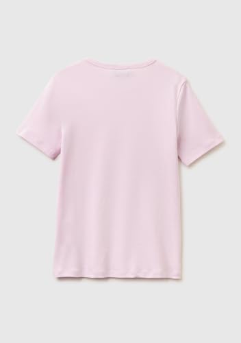 Benetton T-shirt e Polo 3ga8e16a2 T-Shirt Donna Rosa XXS casual