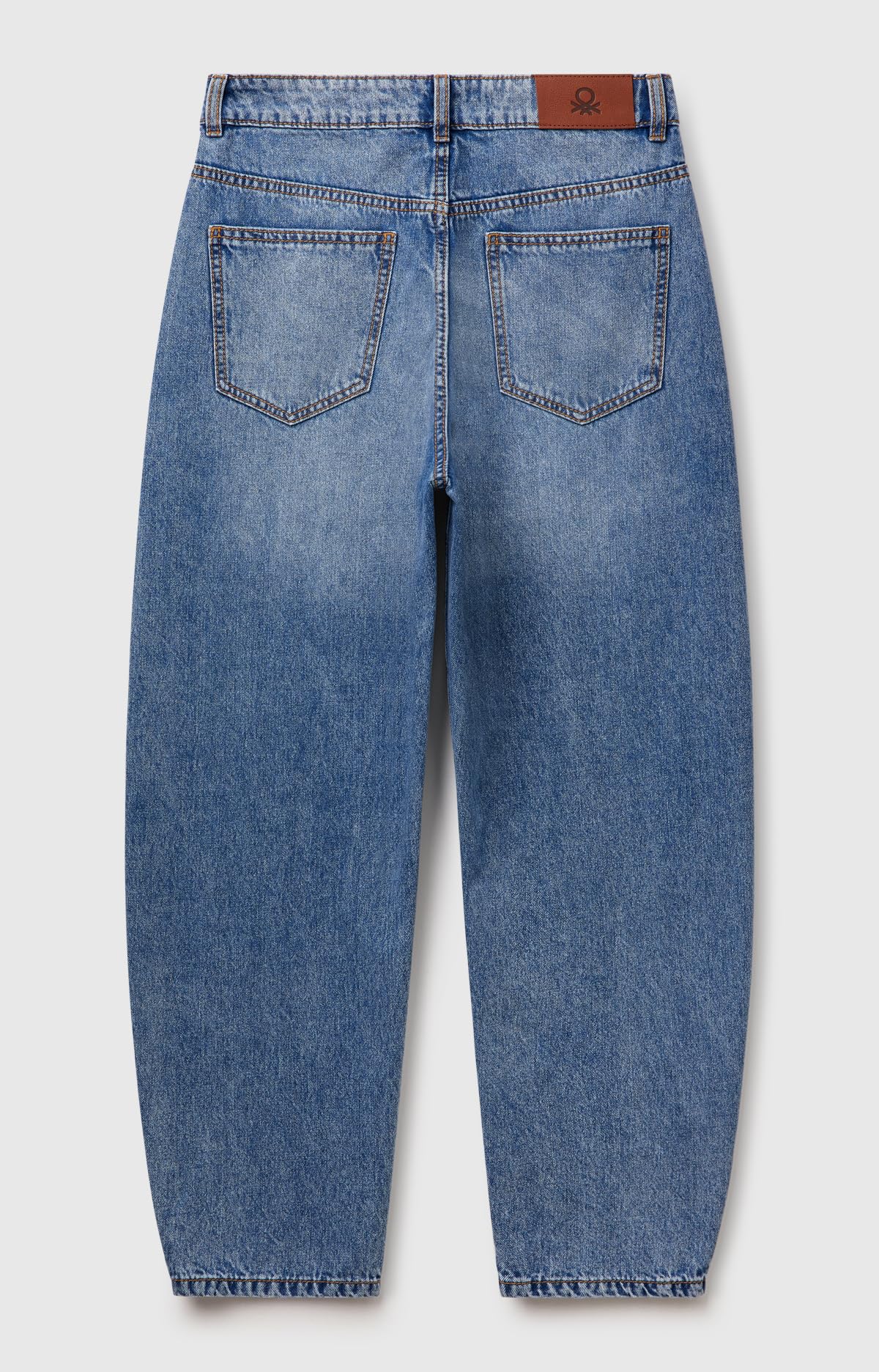 Benetton Pantaloni Donna Pantalone Twill Cotone Nero