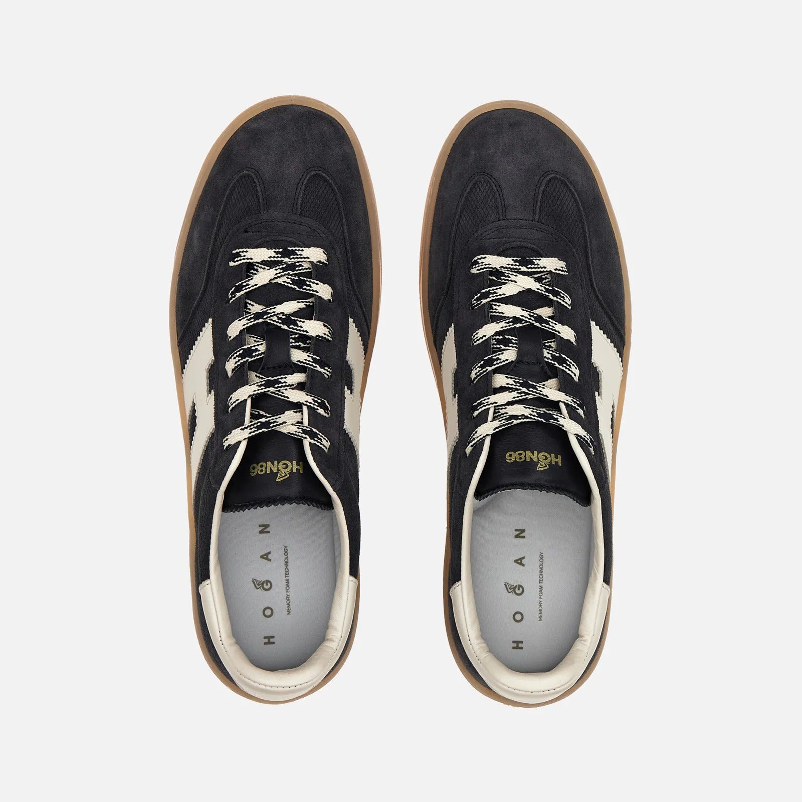 Hogan Cool HXM6470FB60UW Sneakers Blu Scamosciate