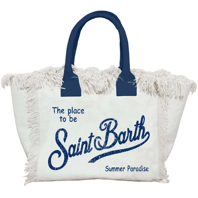 MC2 Saint Barth Colette 02564L borsa donna panna navy canvas