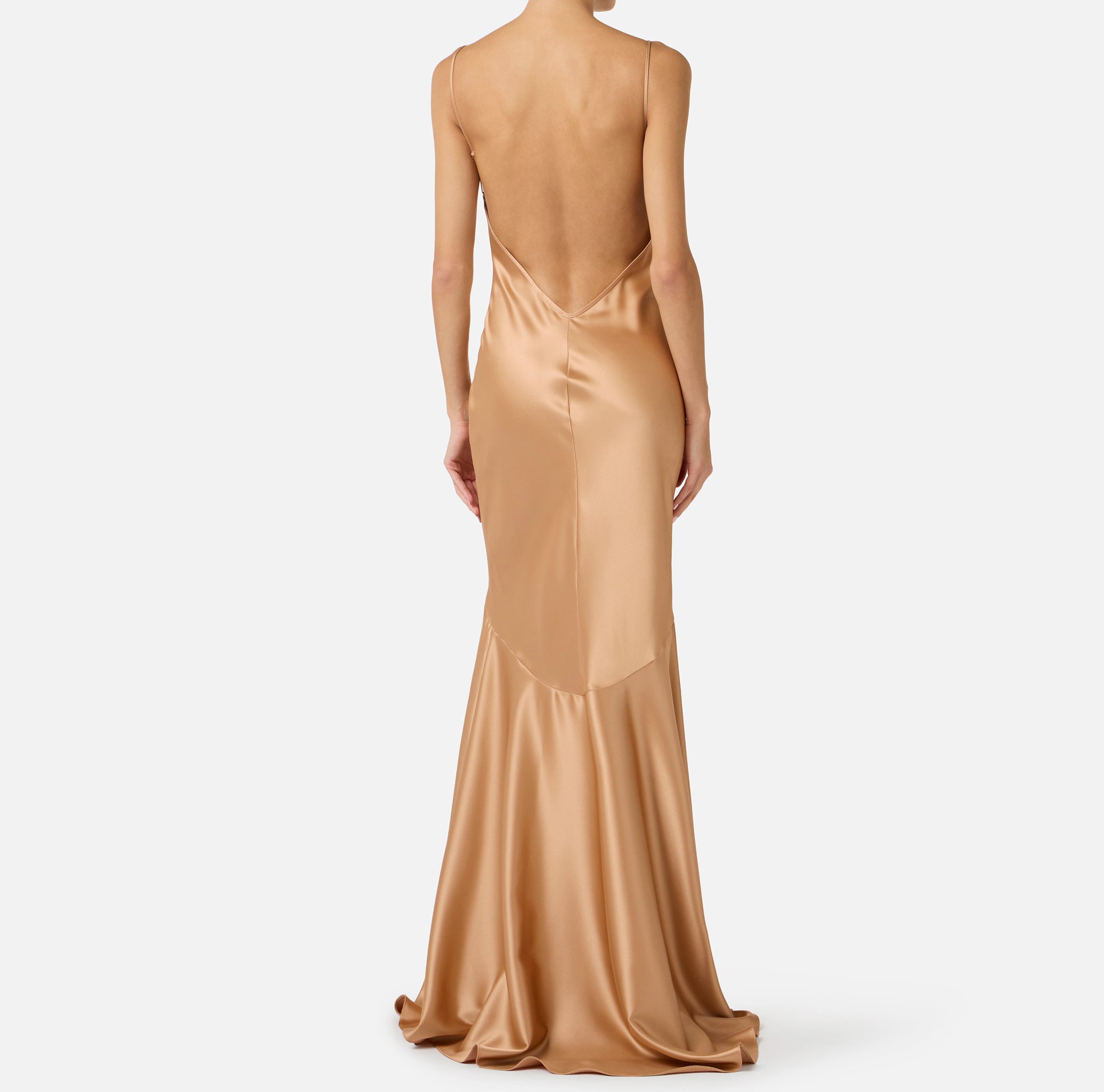 Elisabetta Franchi ABR3462E2 Red Carpet Abito Raso Suede