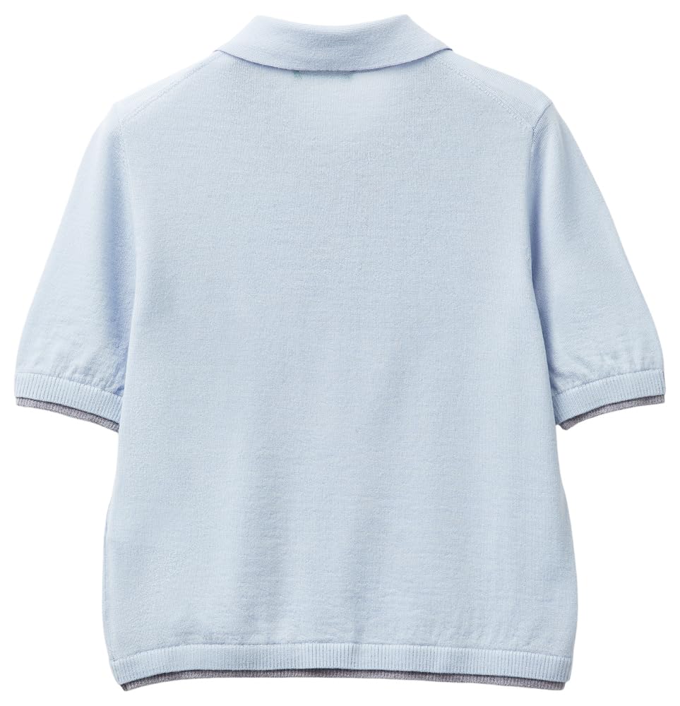 Benetton Polo M/M maglia polo lana extrafine manica corta