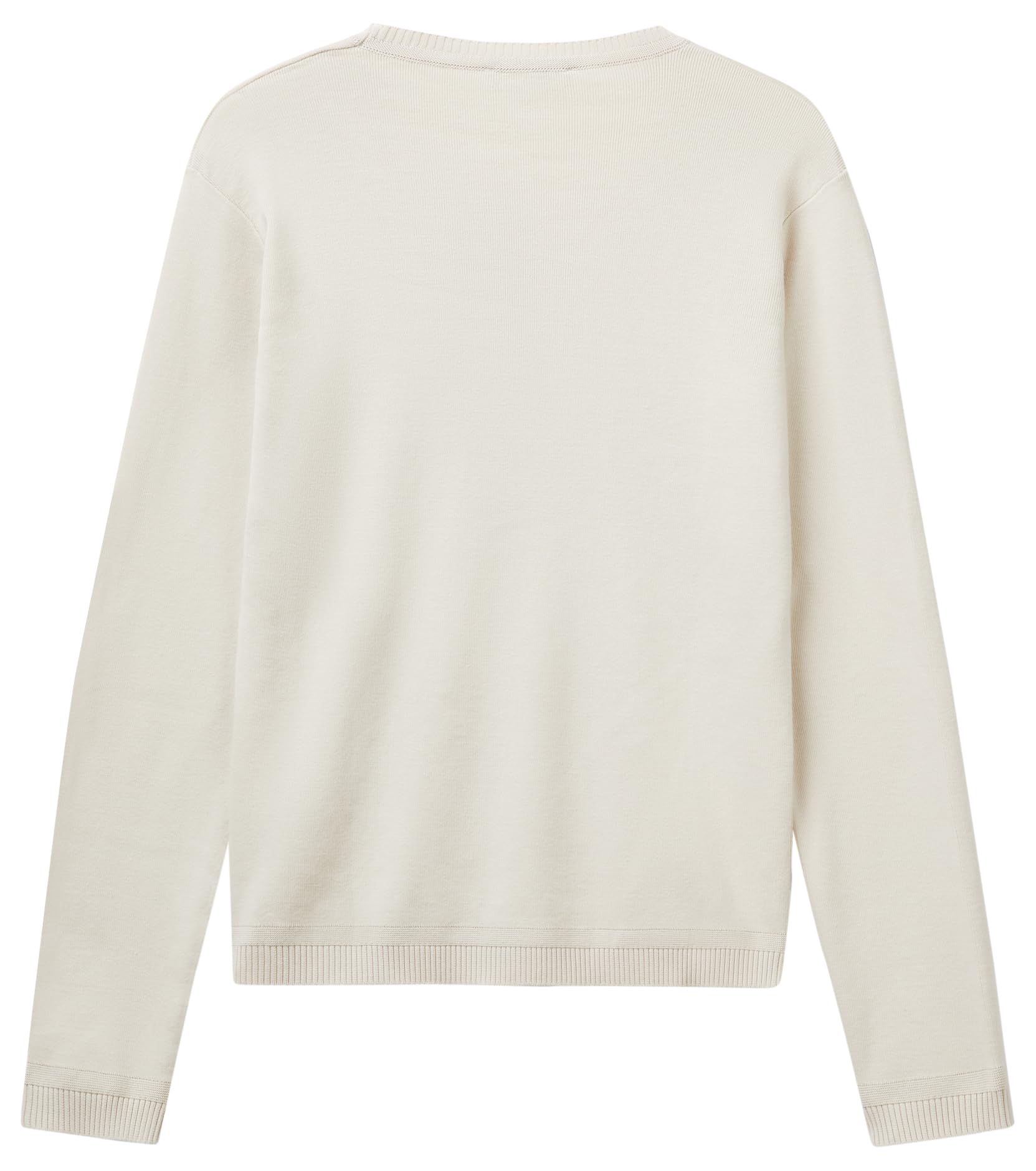 Benetton Maglia Girocollo 1091d1m08 Maglione Donna Beige