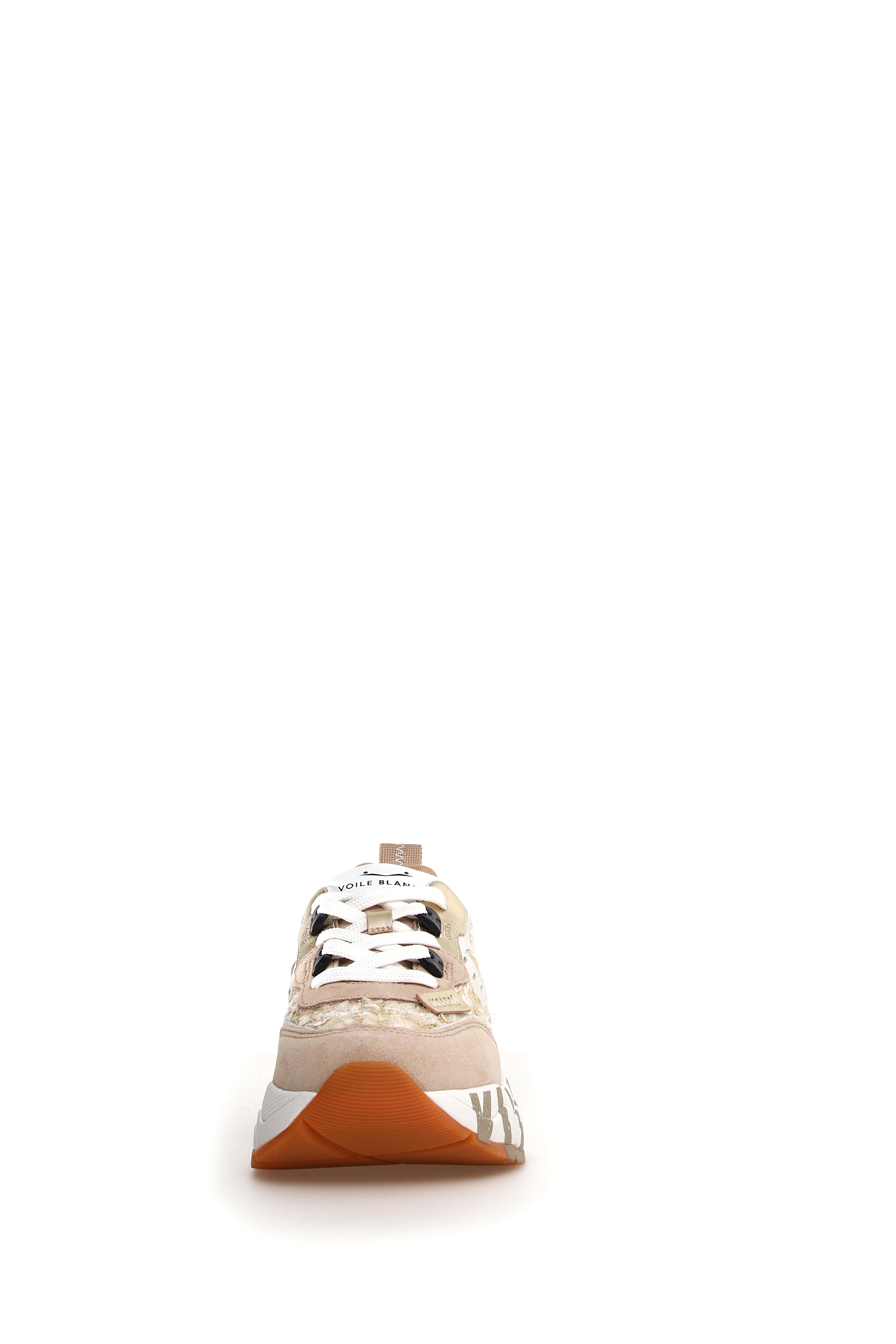 Voile Blanche Club 105 2017475 16 Sneaker Donna Beige Platino Bouclé