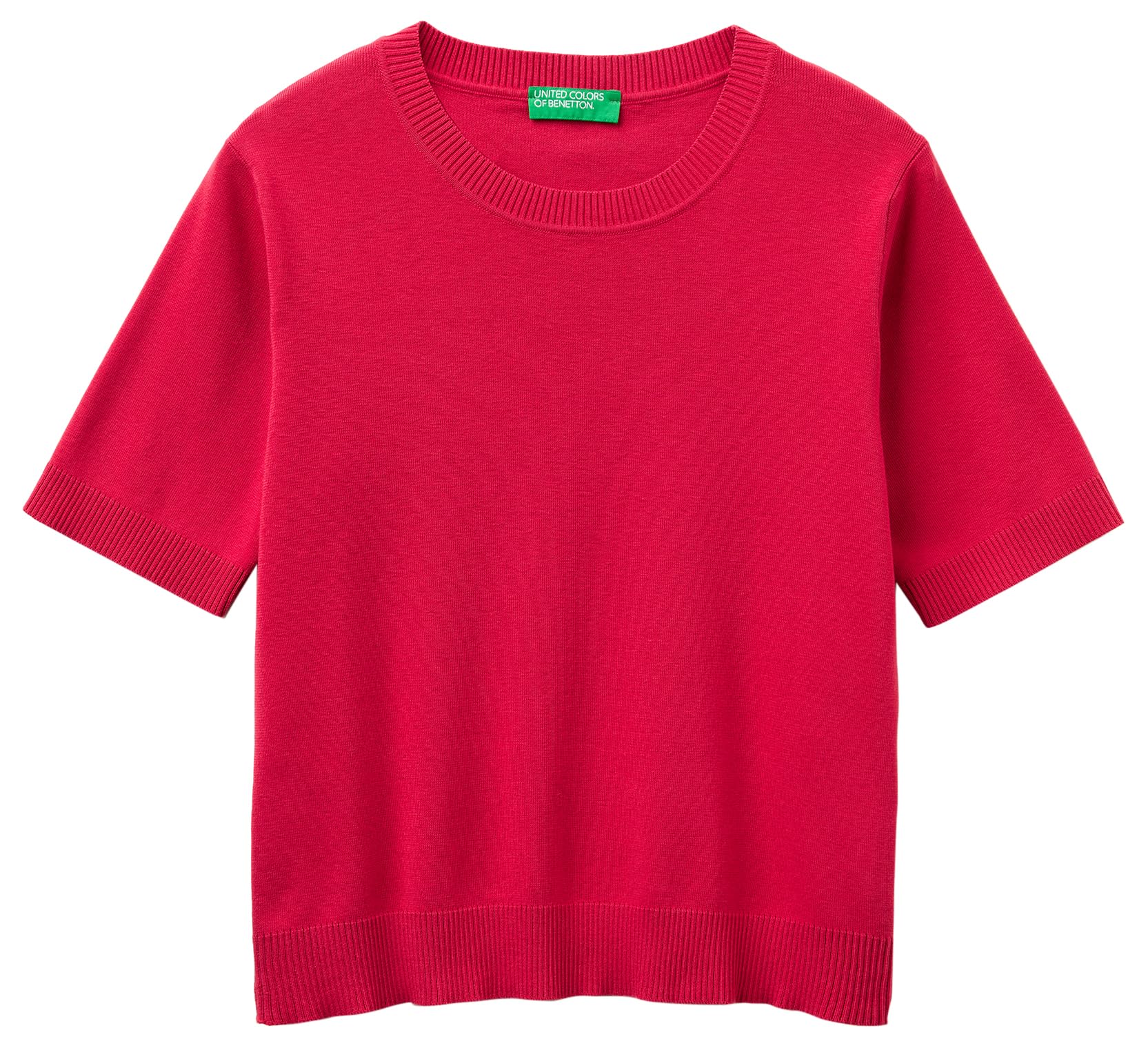 Benetton T-shirt e Polo T-shirt donna rosa regular