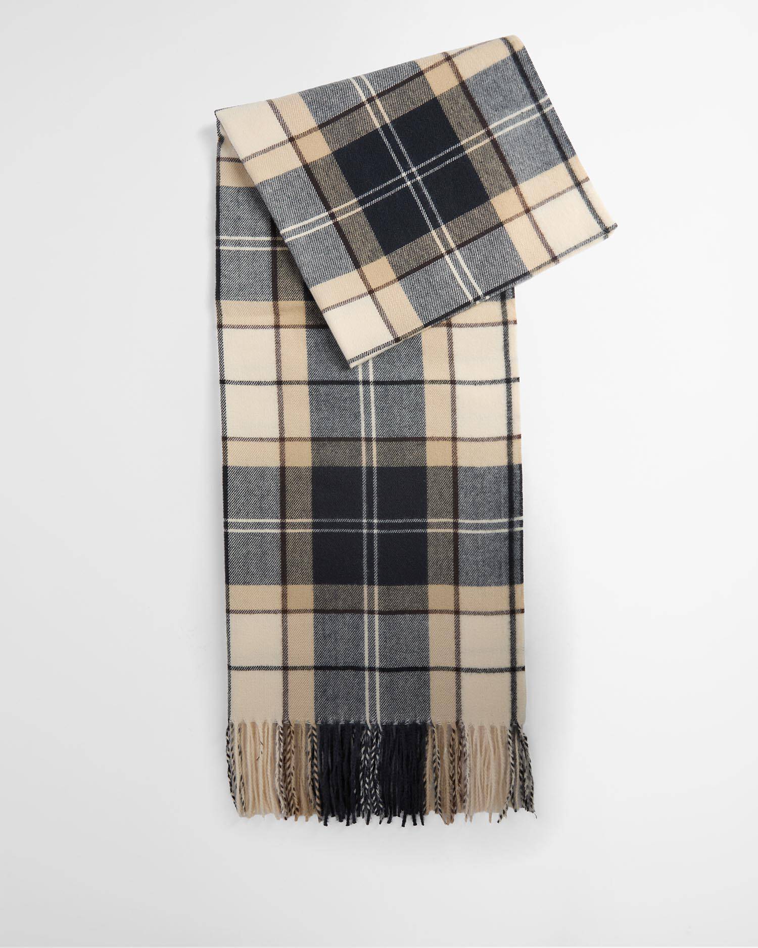 Barbour Stanway LSC0426 sciarpa donna tartan beige