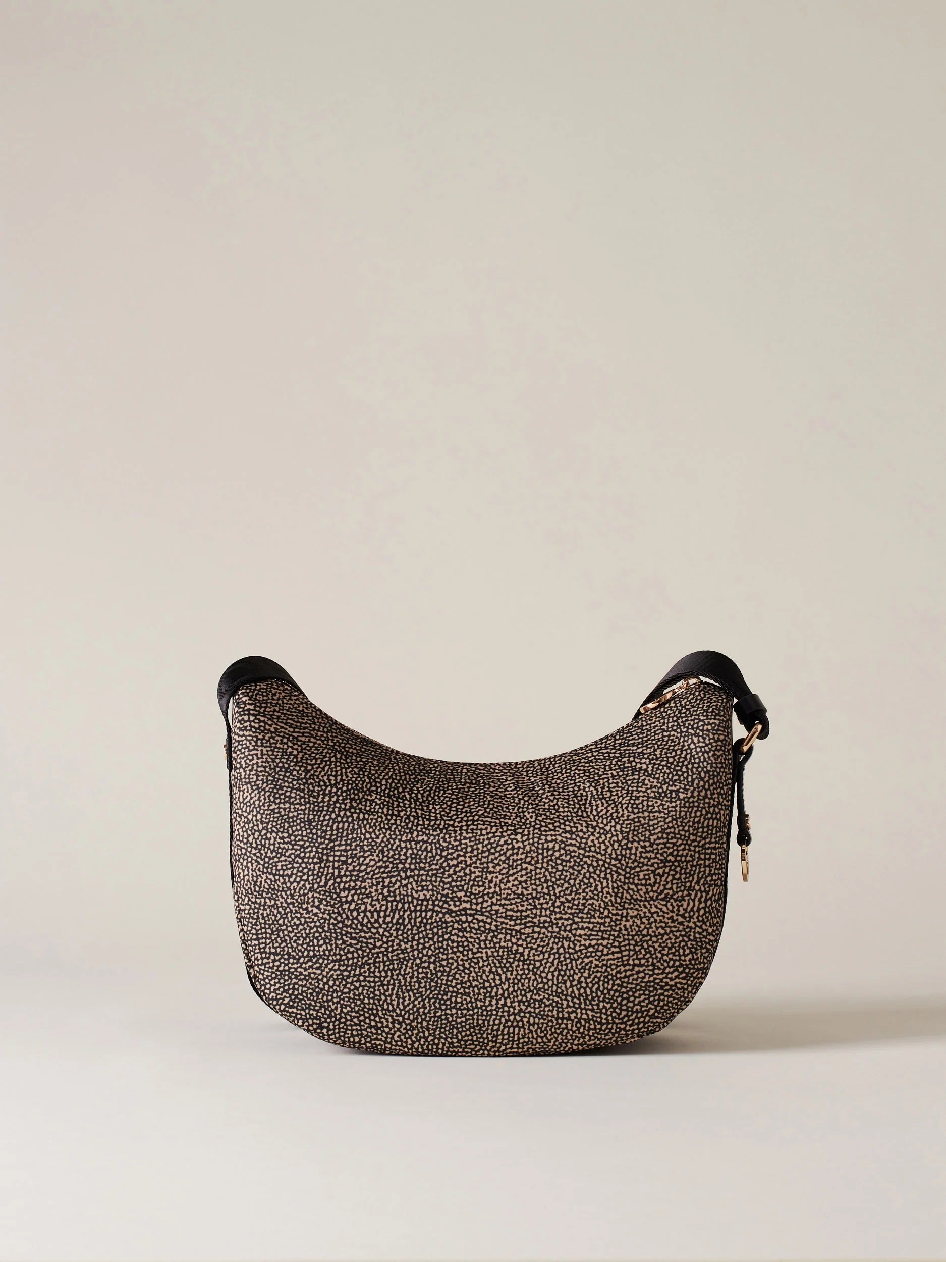 Borbonese Luna Small 934107 I15 borsa OP Naturale Nero