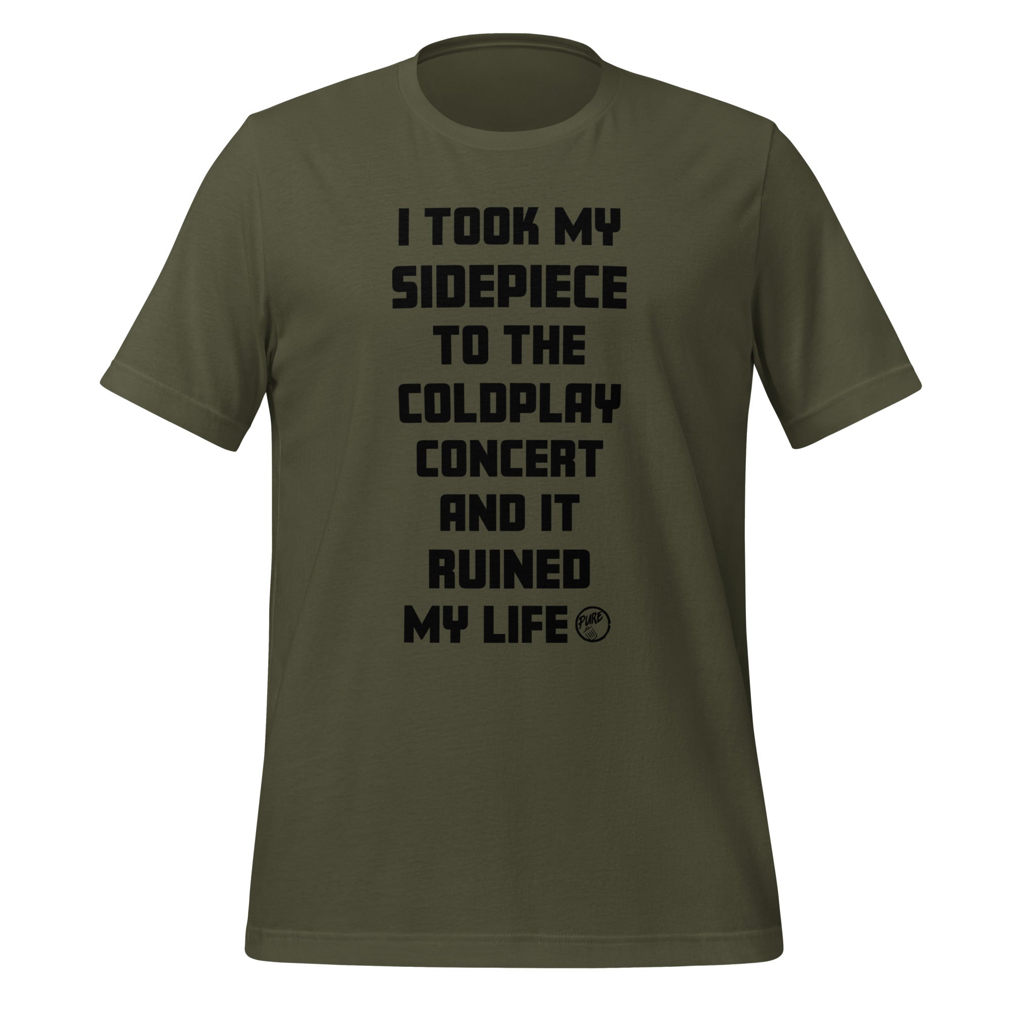 Pure Trash Coldplay Ruined My Life T-shirt uomo cotone