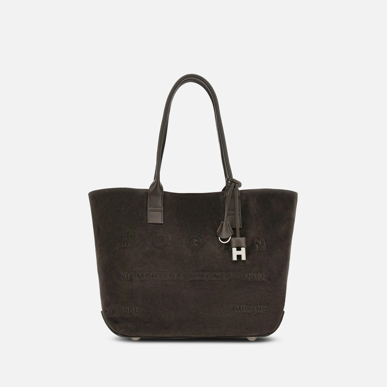 Hogan Address KBW01TA0200UGM borsa shopping marrone