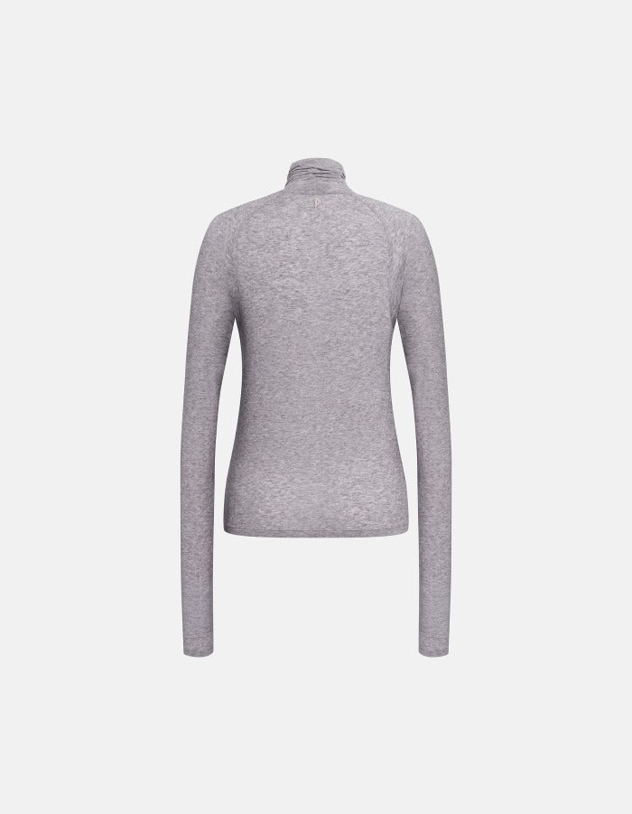 Dondup DS089 JS0326D maglia dolcevita grigio modal lana