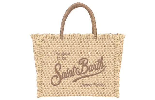 MC2 Saint Barth Vanity Mini Straw Borsa Paglia Beige