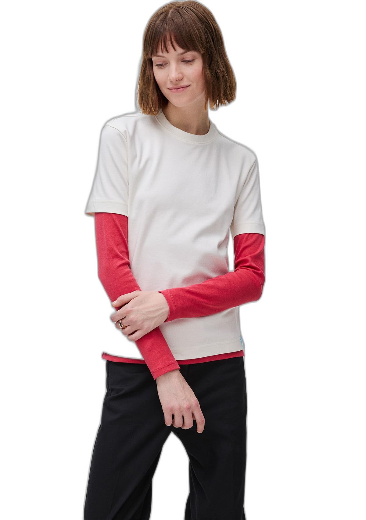 United Colors of Benetton 3T5BD10CA T-shirt Donna Nero