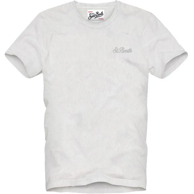 MC2 Saint Barth Gary 01163L T-shirt uomo bianca cotone
