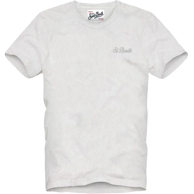 MC2 Saint Barth Gary 01163L T-shirt uomo bianca cotone