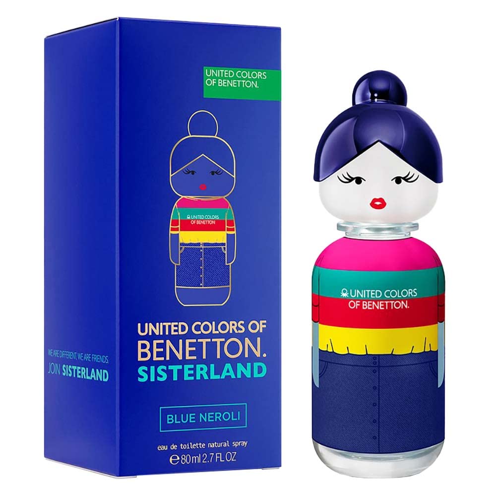 Benetton Sisterland Blue Neroli profumo donna 80 ml ambrato