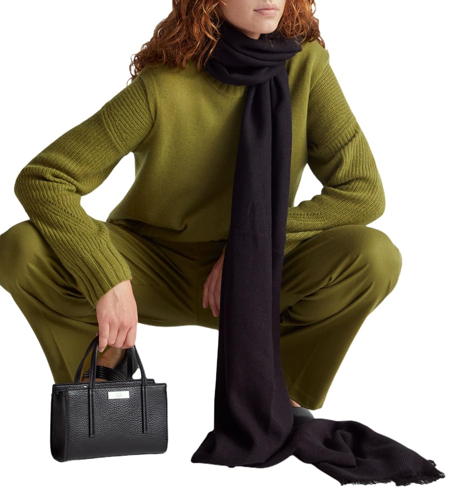 Benetton Maglieria 126wd402z Maglione Donna Scollo V Nero