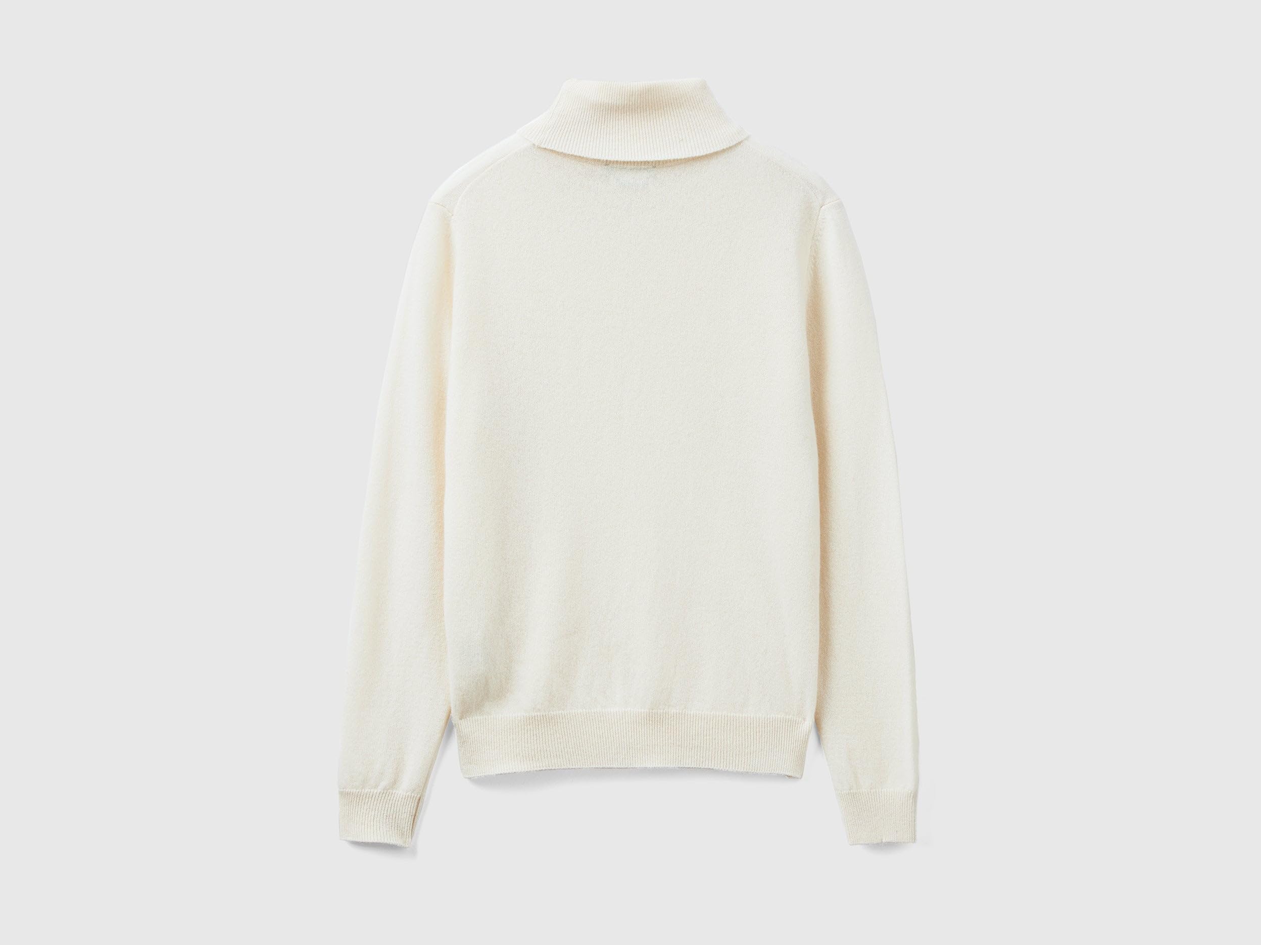 Benetton Maglione Donna Lupetto Nero