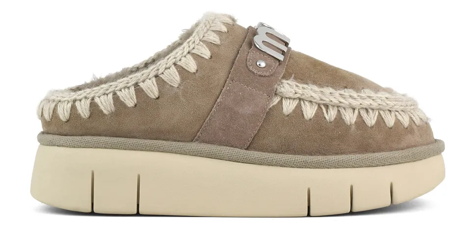 Mou Bounce Clog FW531001A ciabatta grigio montone