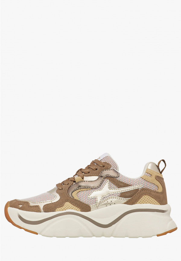 W6YZ Mia-W 2019468 sneakers donna tortora oro taglia 38