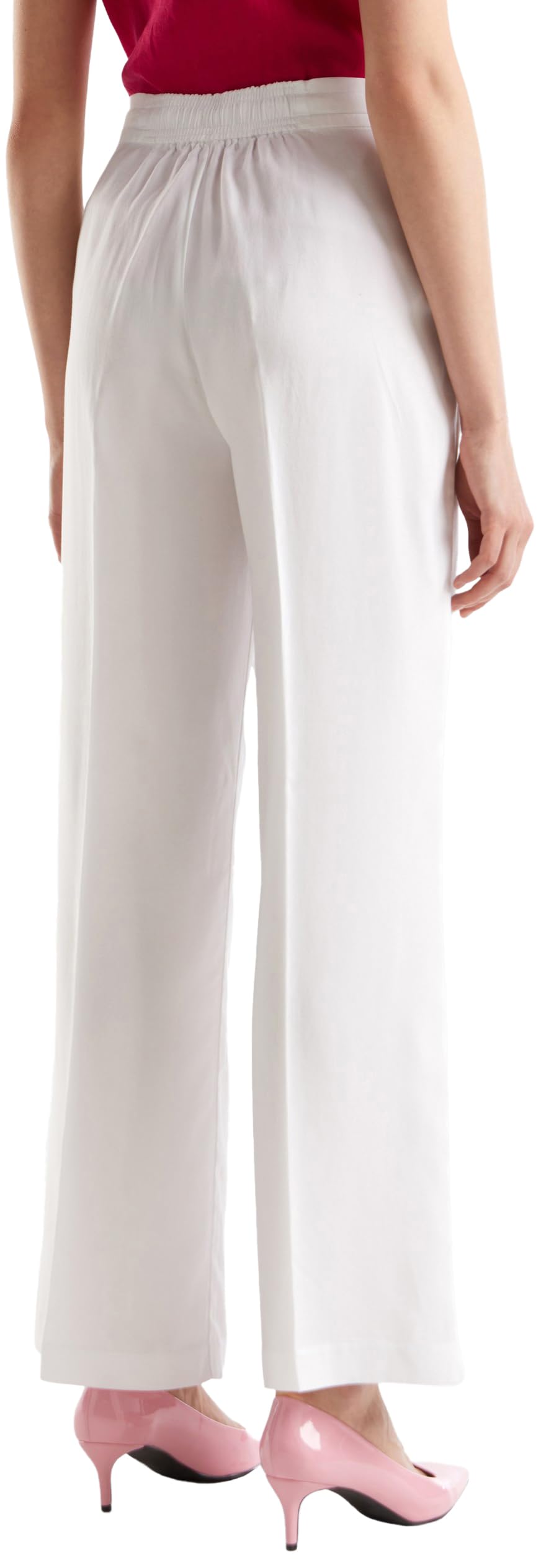 Benetton Pantalone viscosa pantaloni con piega