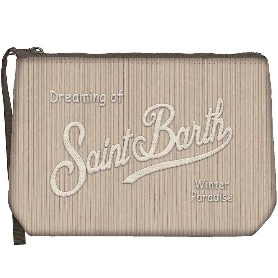 MC2 Saint Barth Aline Corduroy S Pochette Beige Velluto