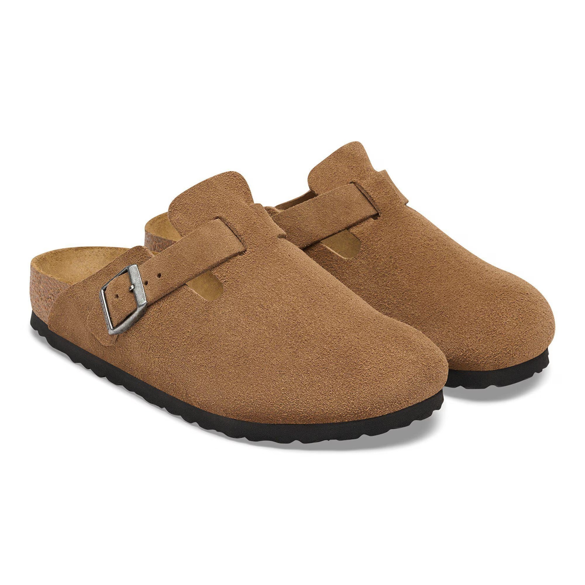 Birkenstock Boston 1032795 ciabatta Dark Tea suede