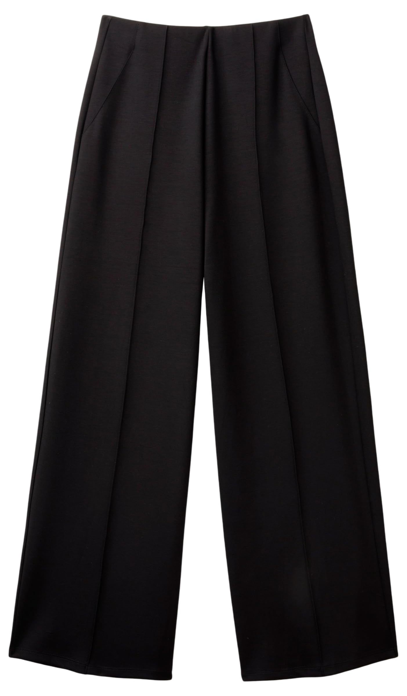 Benetton 38y6df017 Pantaloni Donna Grigio Interlock