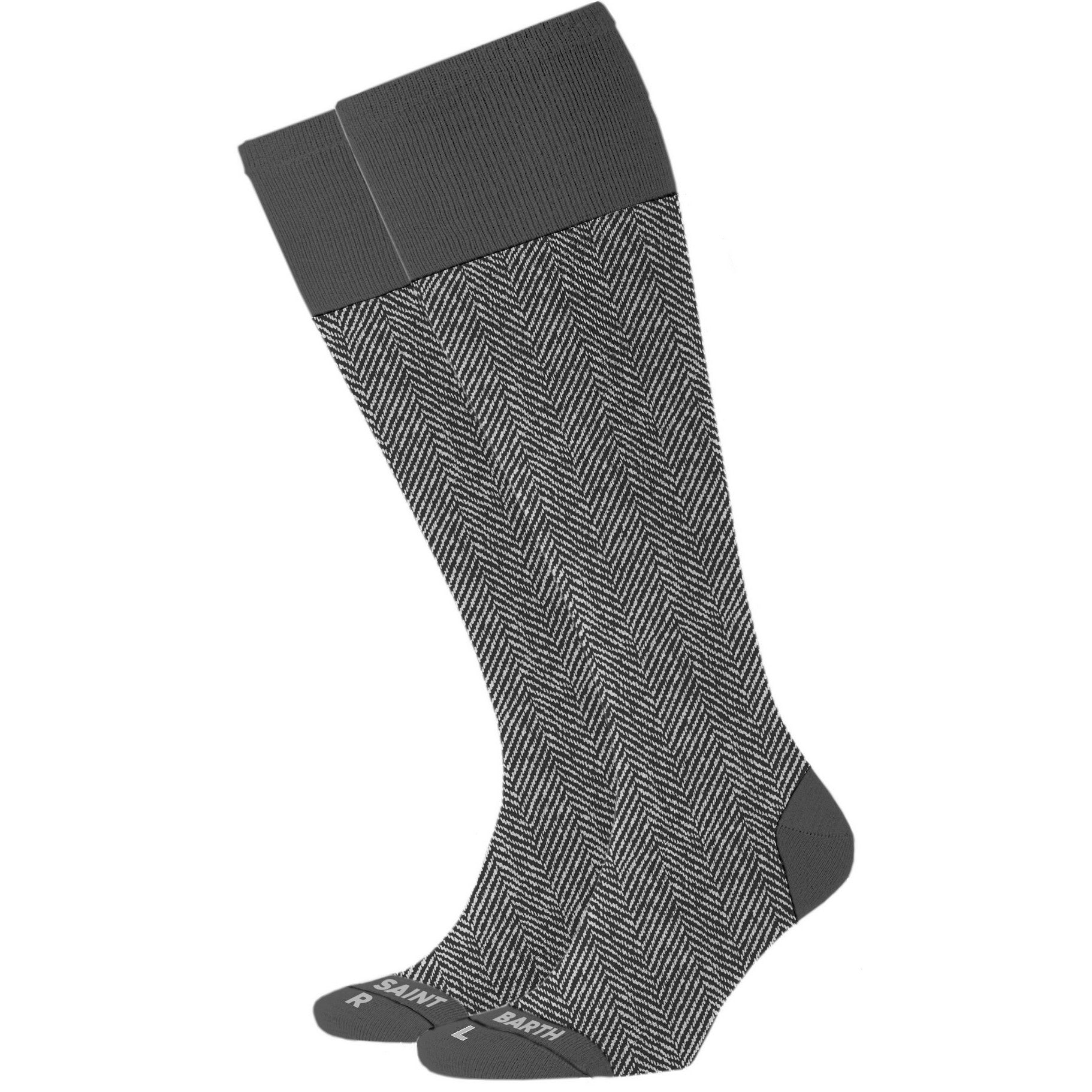 MC2 Saint Barth Sox N 03313M calzini grigio herringbone
