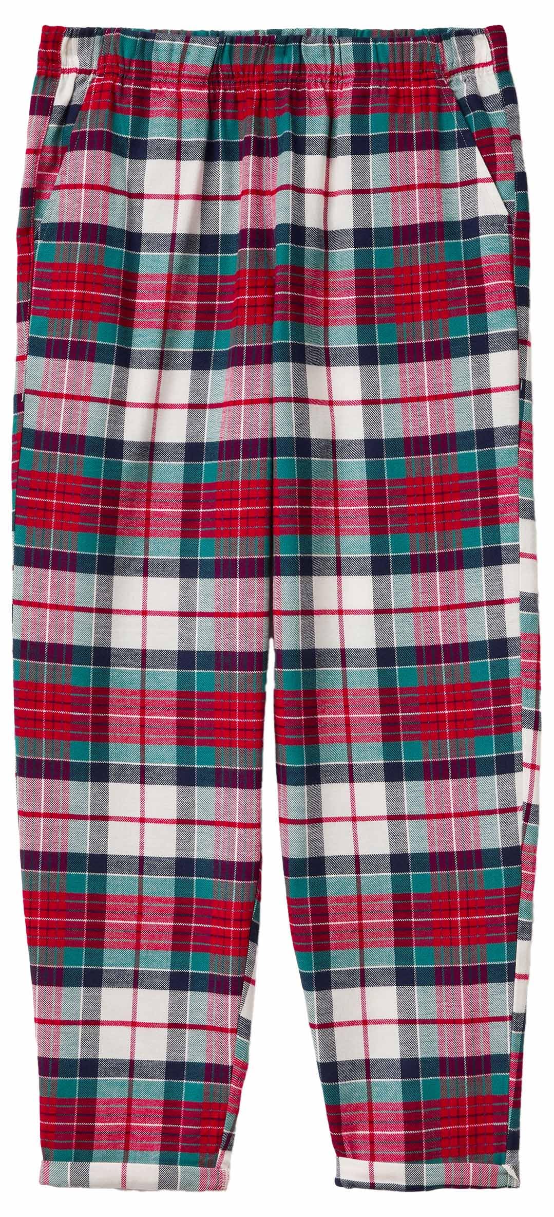 Benetton 40ep3f00i Pantaloni Donna Multicolor XXS Flanella