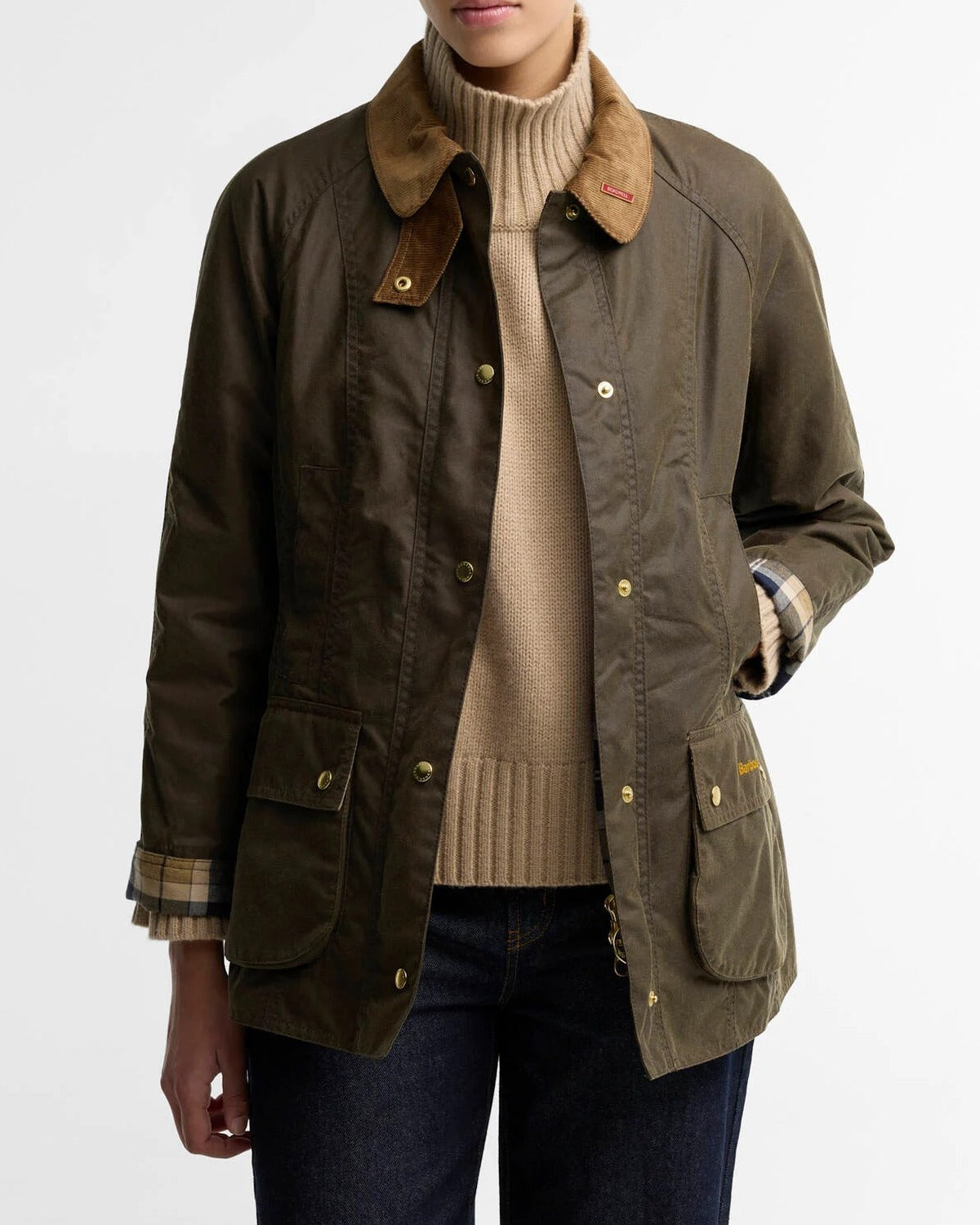 Barbour Beadnell LWX1596 giacca donna cerata beech