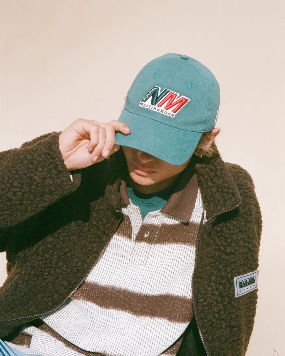 Martine Rose Baseball Cap cappellino cotone mediteranea